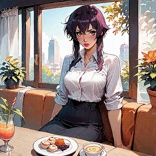 Motoko Kusanagi in Business Suit