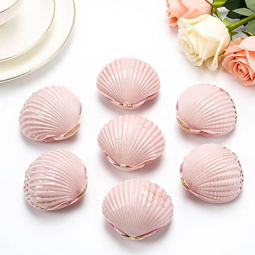 Elegant Shell Wedding Favor Boxes