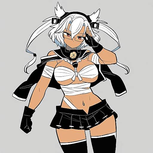 Illustration of Musashi kai (kancolle), kantai collection in the style of Yt (wai-tei)