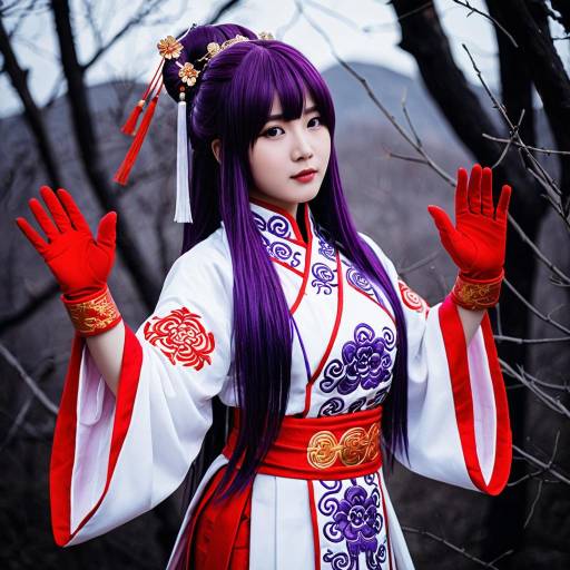Athena Asamiya in Traditional Chinese Cosplay
