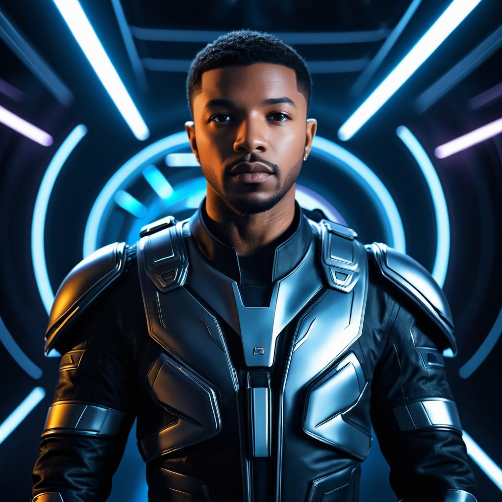 Futuristic Space Pilot: Michael B. Jordan