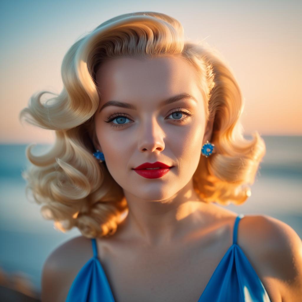 Cinematic Portrait of Marilyn Monroe