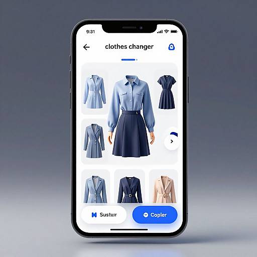 Innovative AI Clothes Changer Interface