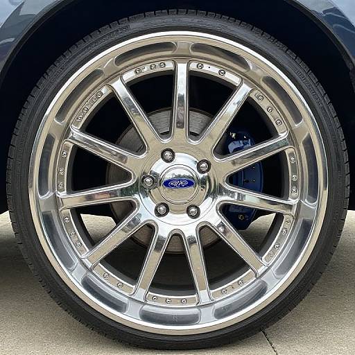 Chrome Ford 17x7 Race Star Truck Wheels