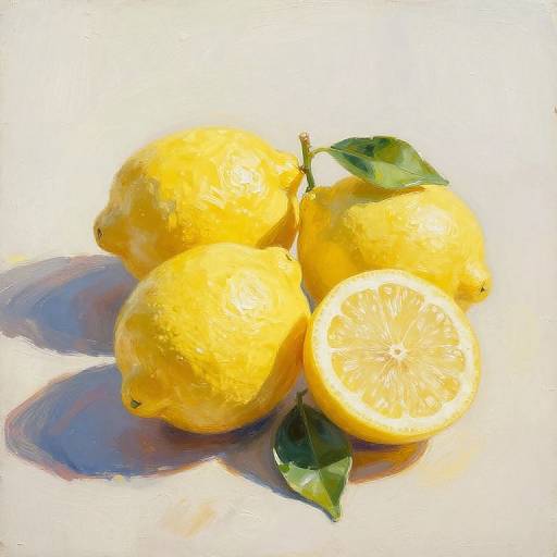 Sunlit Lemons Fine Art Painting