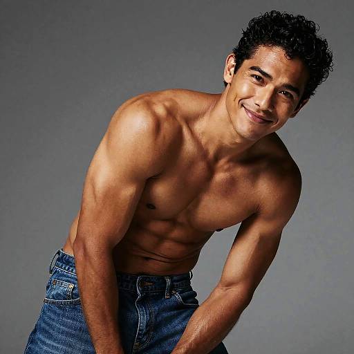 Lean Athletic Cowboy Shot Portrait