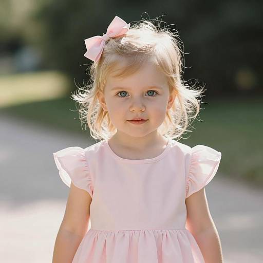 Charming Outdoor Birthday Portrait of Girl