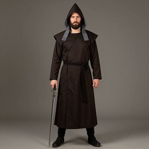 Adult Male Genie in Robed Costume