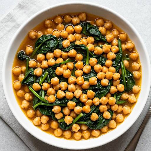 Spanish Chickpea and Spinach Stew