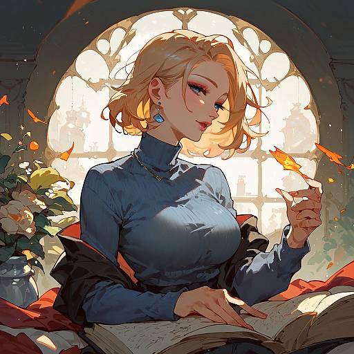 Silco in Lab with Volumetric Lighting