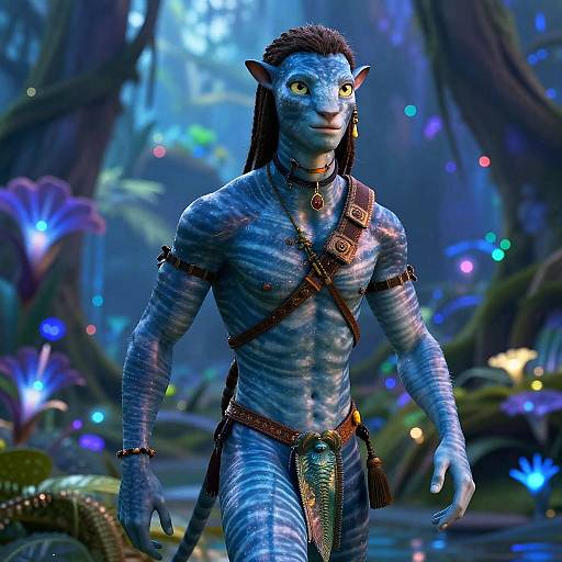 Dwayne Johnson as Na'vi Warrior