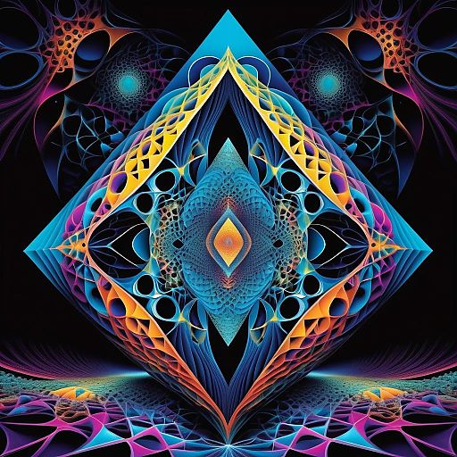 Surreal Entity in Fractal Wonderland