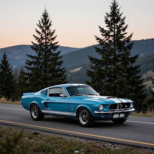 1967 Shelby GT350 Turquoise Cruise