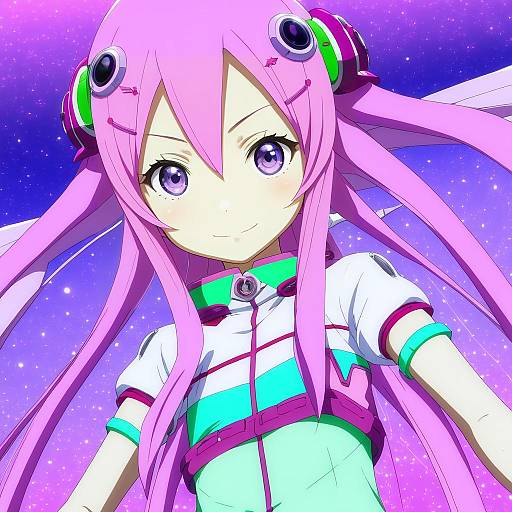 Illustration of Anemone (eureka seven), eureka seven (series) in the style of Op na yarou