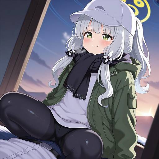 Illustration of Hare (camp) (blue archive), blue archive in the style of Atg (wttoo0202)