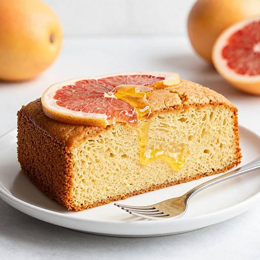 Delicious Vegan Grapefruit Olive Oil Cake