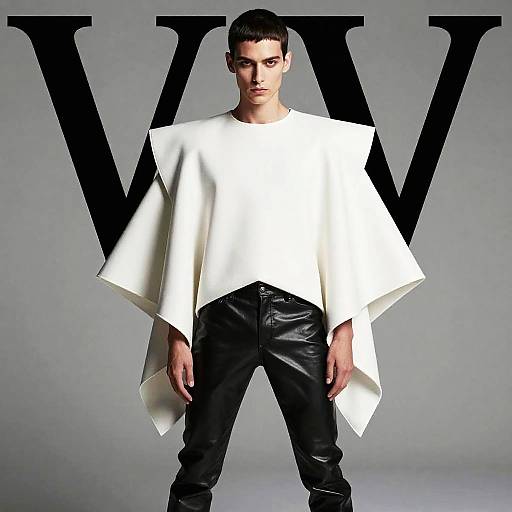 Androgynous Avant-Garde Fashion Editorial