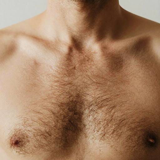 Abstract Hairy Textures in Warm Tones