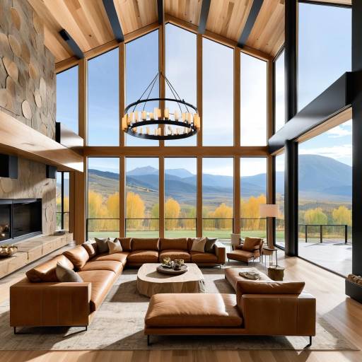 Modern Mountain Living Room Retreat