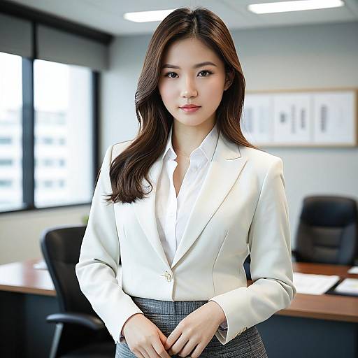 Elegant Korean Office Outfit for Women