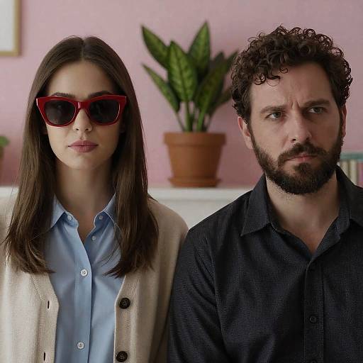 Candid Portrait of Two Individuals