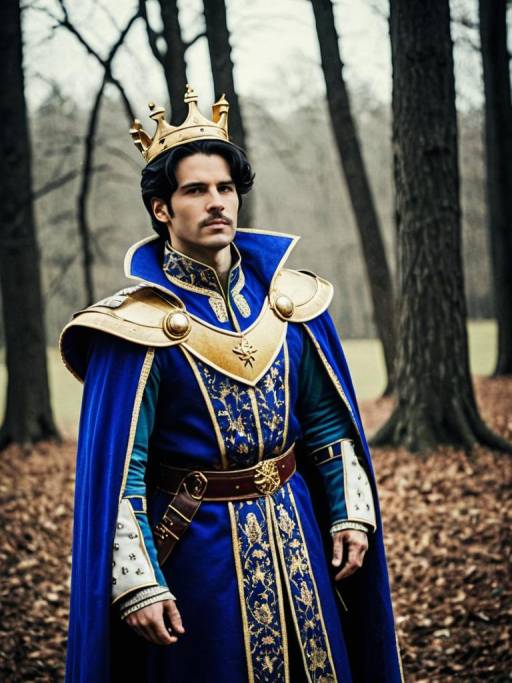 Man in Royal Fantasy Prince Costume