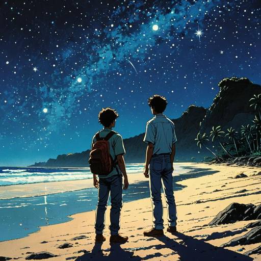 Stargazing on Costa Rican Beach