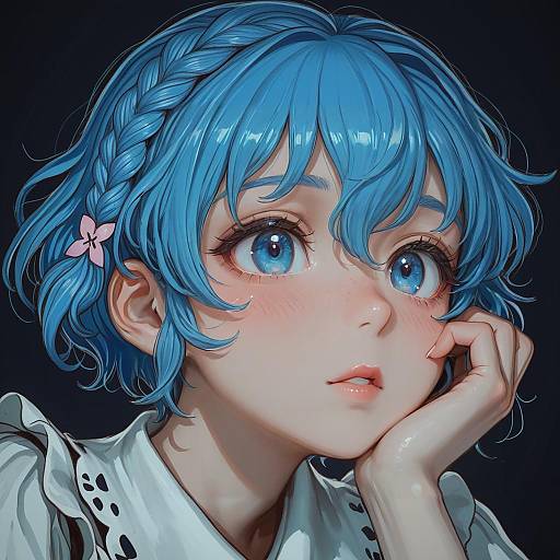 Illustration of Dorothy west, pretty series in the style of Mossacannibalis