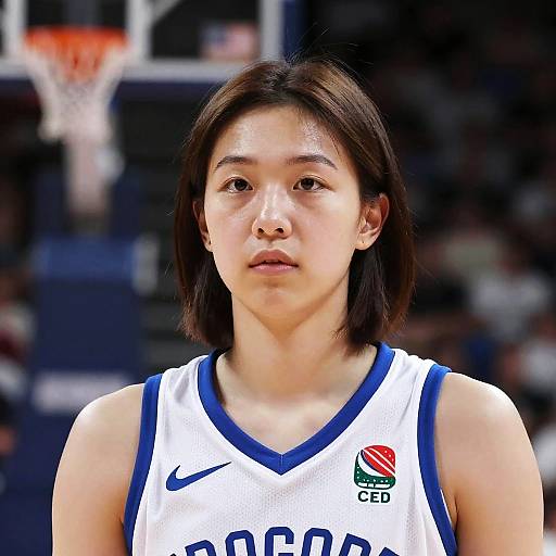 Photorealistic Portrait of Basketball Player