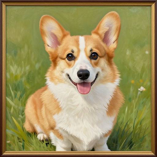 Pembroke Welsh Corgi Art Print