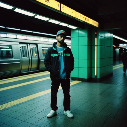 Cinematic Subway Street Artist Scene
