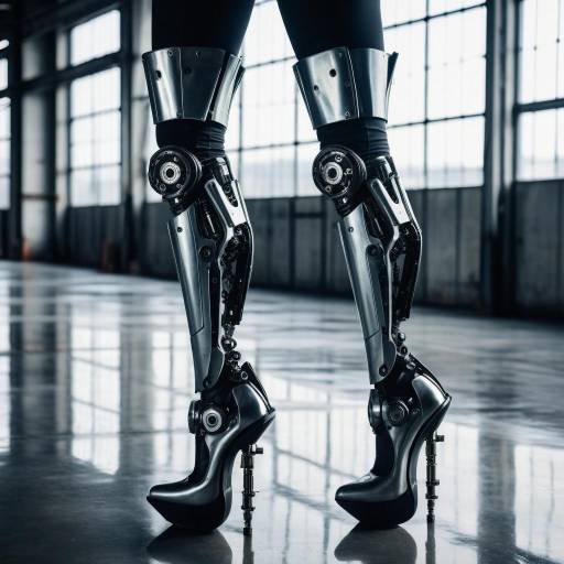 Futuristic Robotic Legs in Heels