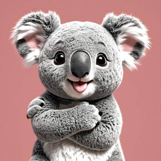 Kawaii 3D Animated Giggling Koala