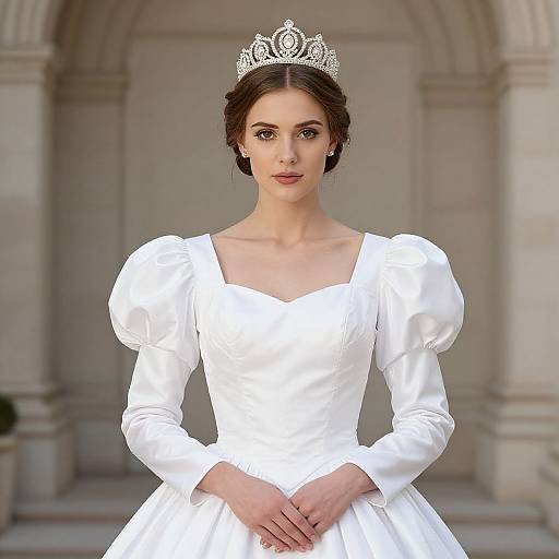 Elegant White Queen Costume