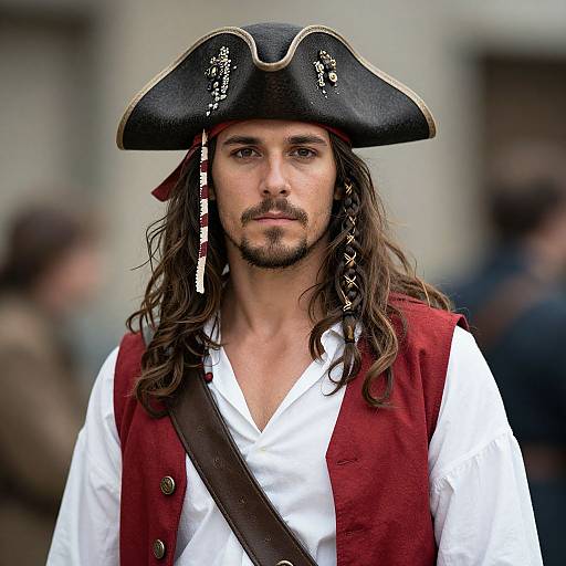 Realistic Adult Male Pirate Costume