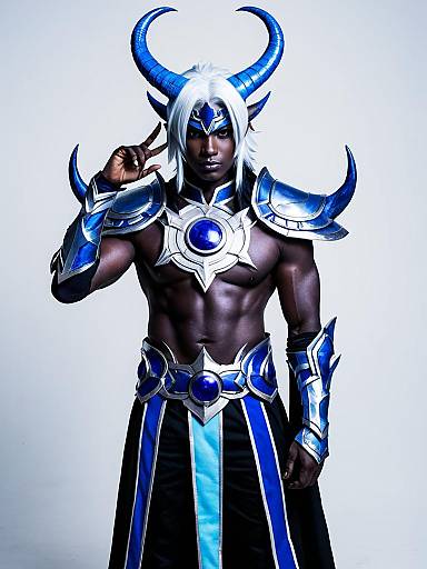 Cosplay photo of arjuna alter (fate). Costume clothes