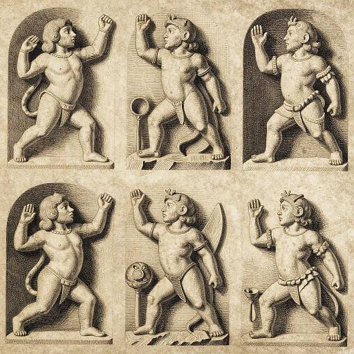 Mythological Creatures Engraved Art