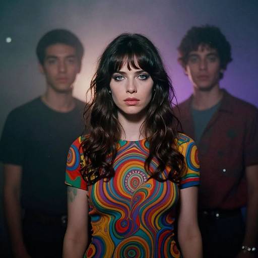 Psychedelic Cosmic Horror Portrait