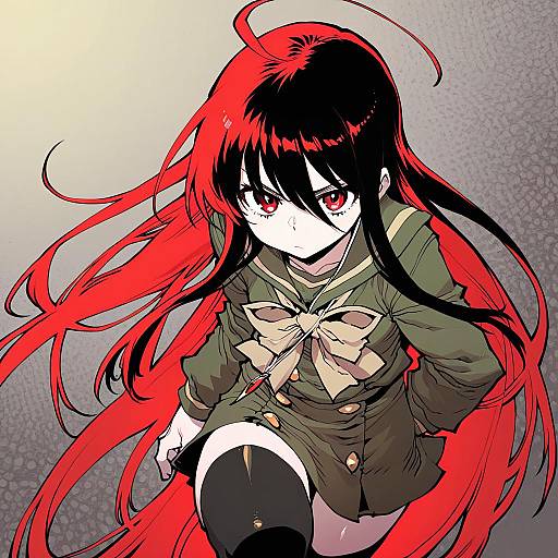 Illustration of Alastor (shakugan no shana), shakugan no shana in the style of Ssambatea