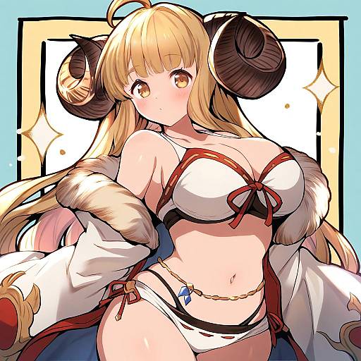 Illustration of Anila (summer) (granblue fantasy), granblue fantasy in the style of Itsuka neru