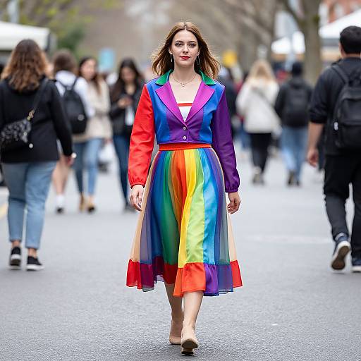 Rainbow High Fashion Street Style