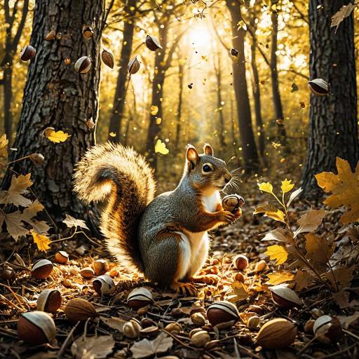 Surreal Wildlife Within a Leaf Surreal Wildlife Within a Leaf