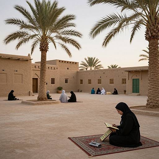 Tranquil Middle Eastern Islamic Village