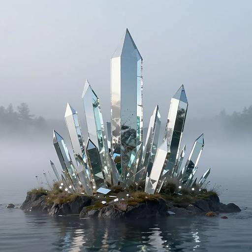 Ethereal Mirrored Shards of Alternate Worlds