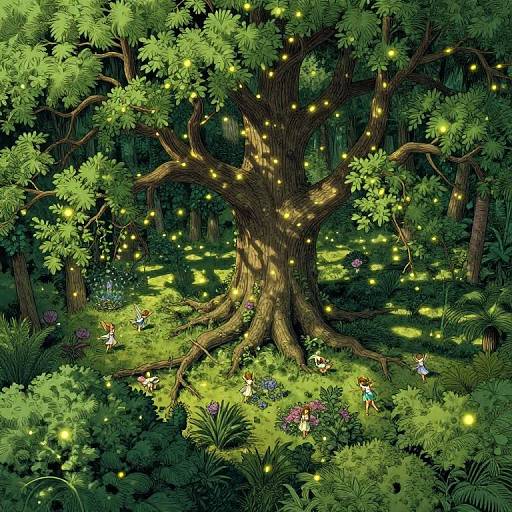 Enchanted Forest Aerial Fantasy