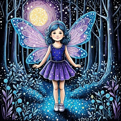 Whimsical Fairy in Enchanted Forest