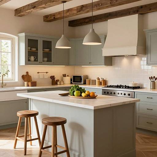 Cozy Provence Kitchen Interior