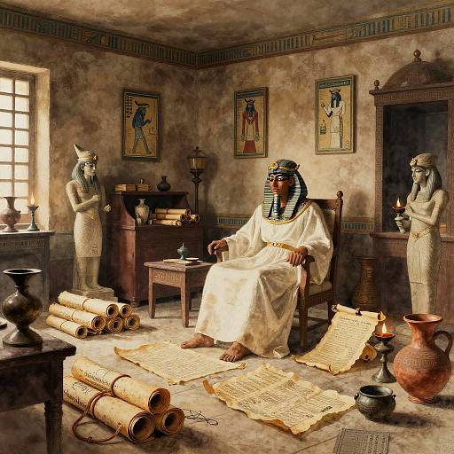 Early 20th Century Egyptian Philosopher's Room