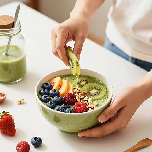 Vibrant Healthy Eating Illustration