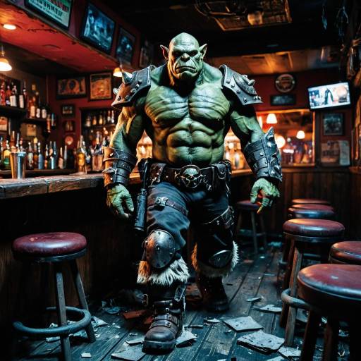 Orc Warrior in Bar